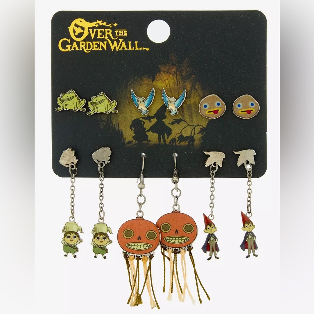 Over The Garden Wall Character‎ Earring Set Hot Topic